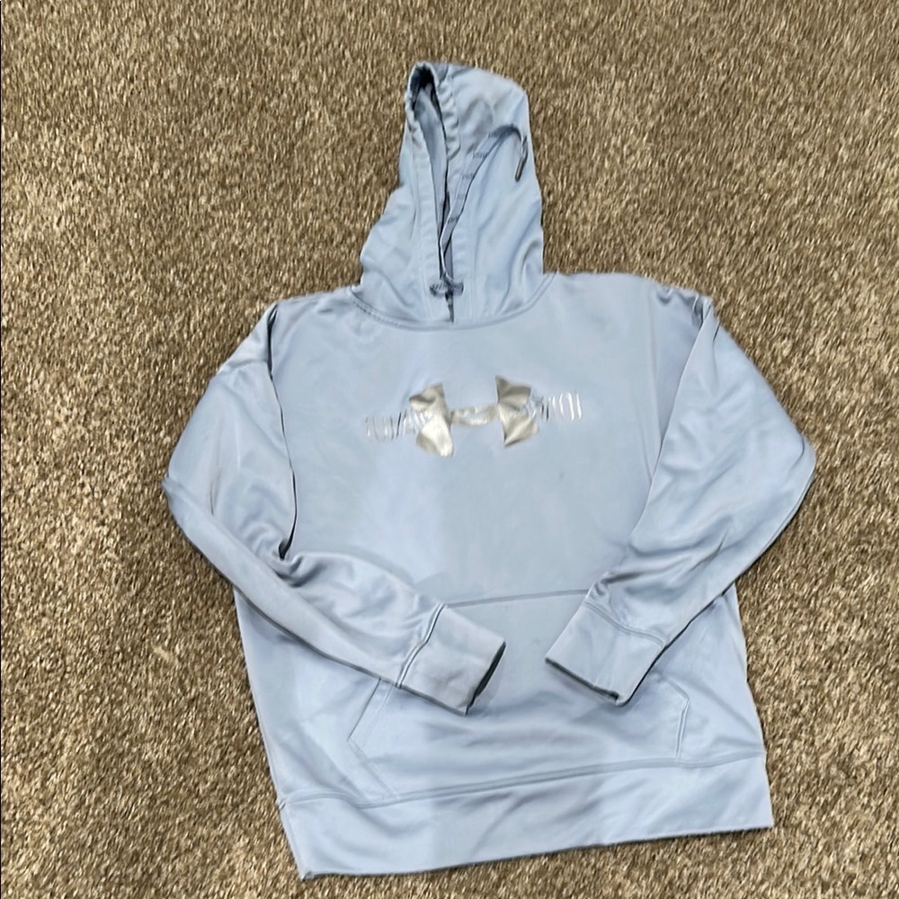 Under Armour Blue Oversized Long Sleeve Hoodie
